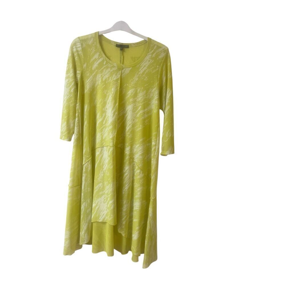Kozan long tunic top brushstroke pattern sz Small